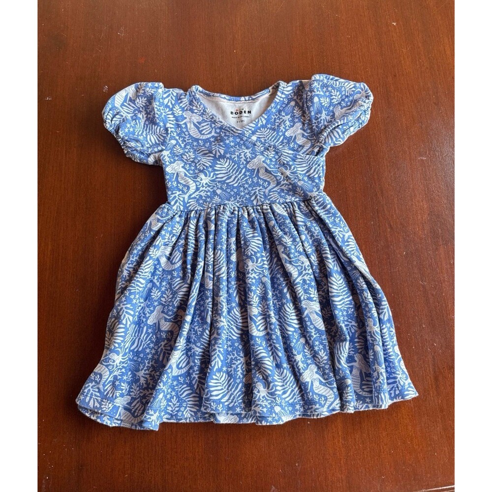 MINI BODEN mermaid girls twirl dress